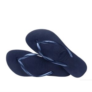 Havaianas Brazilian Flip Flops NAVY BLUE 7/8 Womens *Original* Sandals